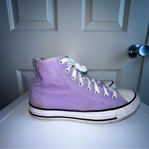 Purple High Top Converse
